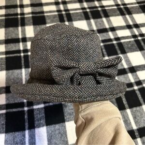 Genuine Harris Tweed Bucket Hat - NWT - Size Large